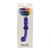 n11033-spectrum-ribbed-g-spot-glass-dildo-packaged