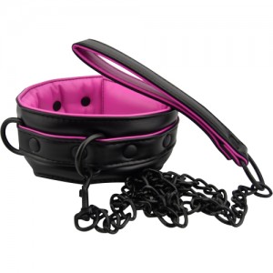 n11404-bound-to-please-pink-black-bondage-collar-leash