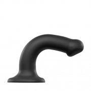 n11738-strap-on-me-semi-realistic-dual-density-bendable-dildo-black-medium-1
