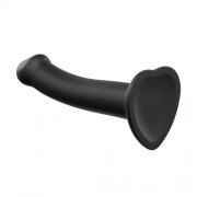 n11738-strap-on-me-semi-realistic-dual-density-bendable-dildo-black-medium-2