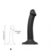 n11739-strap-on-me-semi-realistic-dual-density-bendable-dildo-black-small-3
