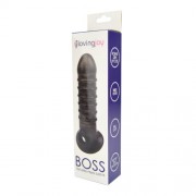 n10818-loving-joy-boss-textured-penis-sleeve-with-ball-loop-1-pkg
