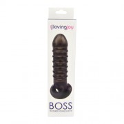 n10818-loving-joy-boss-textured-penis-sleeve-with-ball-loop-pkg