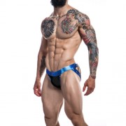 n12075-c4m-desire-jockstrap-blue-leatherette-x-large-front
