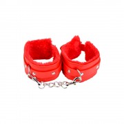 n11933-bound-to-please-furry-plush-wrist-cuffs-red-2