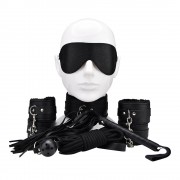 n12280-bound-to-play-beginners-bondage-kit-black-8-piece